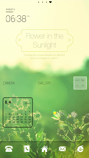 Sunlight dodol luancher theme