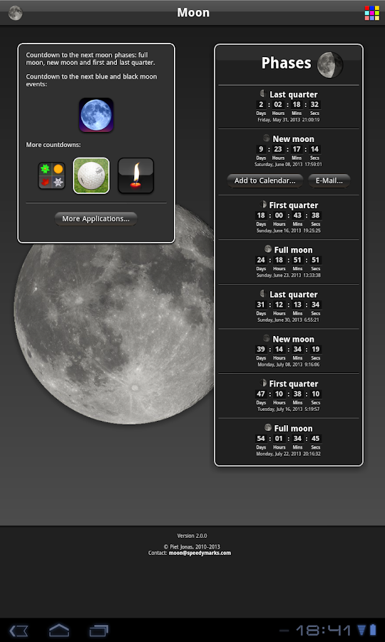 Moon Phases Android Apps on Google Play