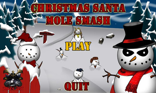 Christmas Santa Mole Smash