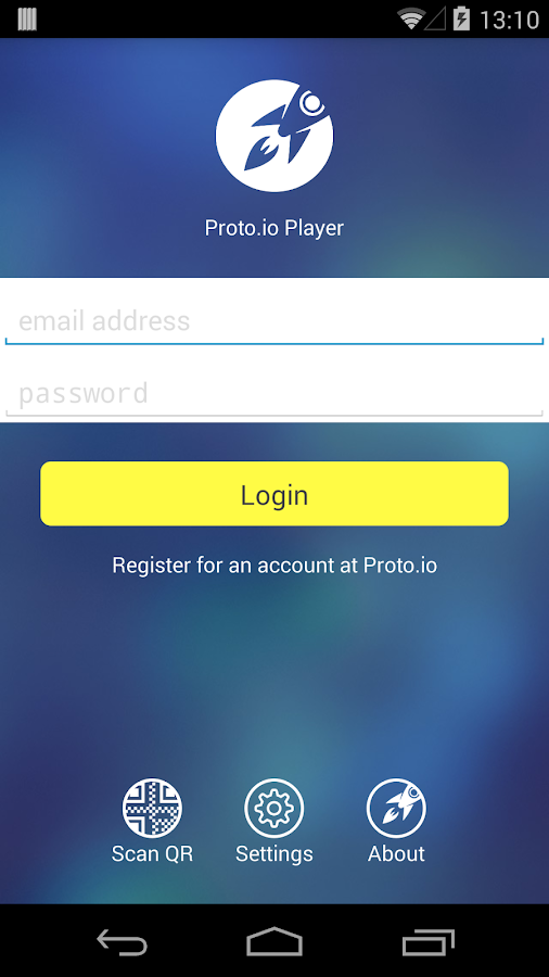Proto.io Player - screenshot
