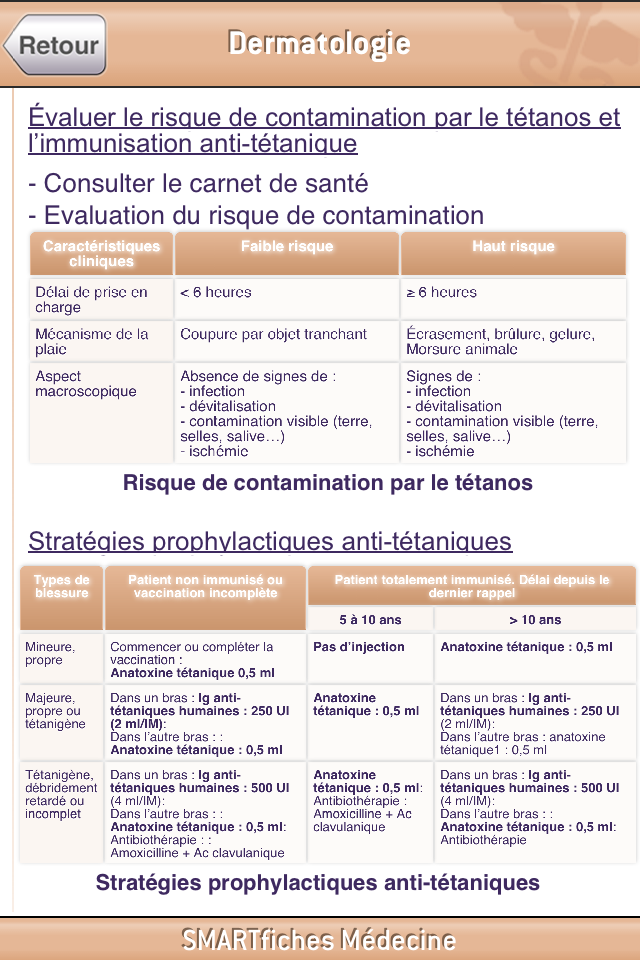 SMARTfiches Dermatologie Screen 2