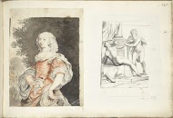 Portret van een vrouw en Venus, Amor en Mars