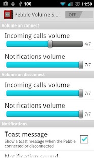 Pebble Volume Setter