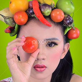 fruits by Aji Prasetyo - People Portraits of Women