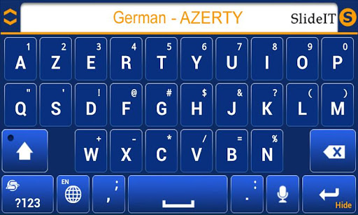 【免費書籍App】SlideIT German AZERTY Pack-APP點子