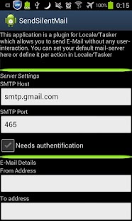 Locale SendSilentMail Plug-In