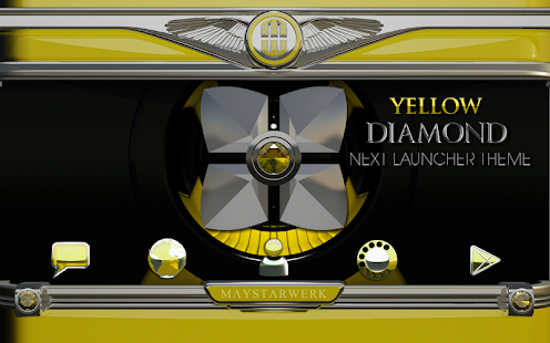 Free Download Next Launcher theme Yellow Dia APK for Android