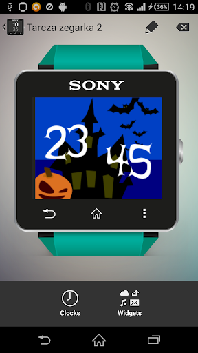 Halloween clock