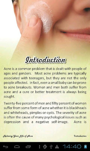 【免費書籍App】Relieving Your Life of Acne-APP點子