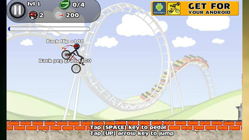 【免費冒險App】Stickman Bmx Stunts-APP點子