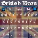 Cover Image of Download British Neon Theme GO Keyboard 1.3 APK
