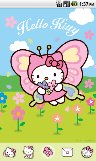 Hello Kitty Butterfly Theme