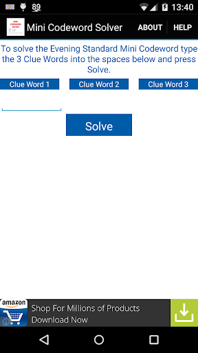 Mini Codeword Solver