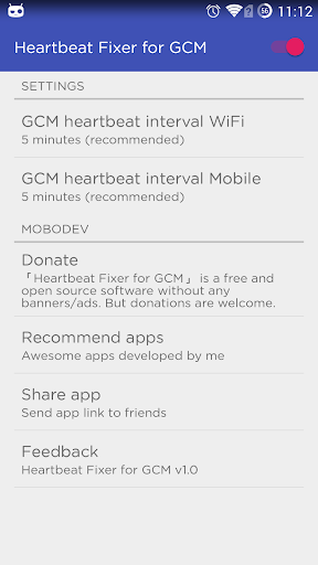 Heartbeat Fixer for GCM