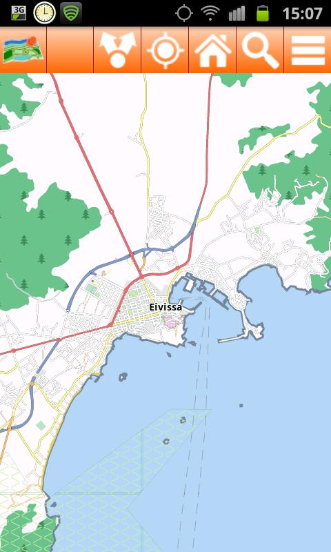 Ibiza Offline mappa Map Screen 2