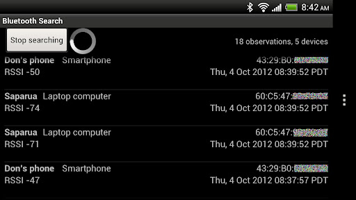 Bluetooth Search