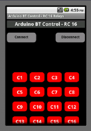 Arduino BT Control RC 16 Relay