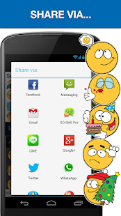 Emojidom Smileys Emoji in Chat - screenshot thumbnail