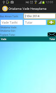 Free Download Ortalama Vade Hesaplama APK for Android