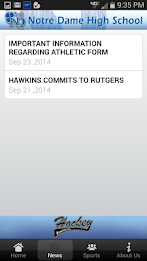 Notre Dame High School poster 2