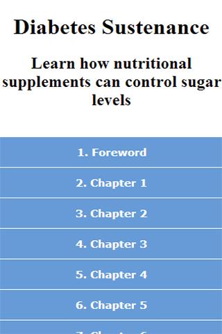 Diabetes Sustenance