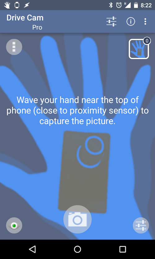 Android application Drive Cam Pro screenshort