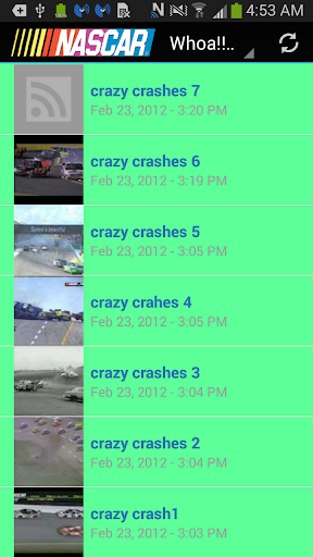 【免費娛樂App】Nascar Crazy Crashes-APP點子