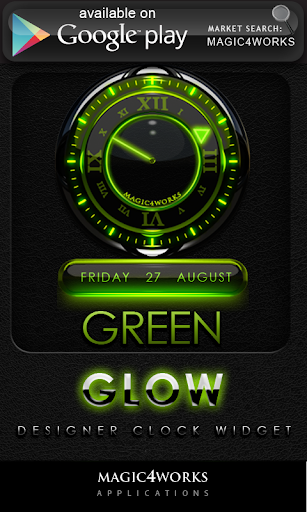 免費下載生活APP|Green Glow Magic Digital Clock app開箱文|APP開箱王