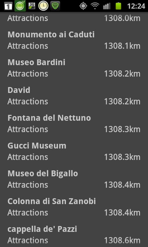 Florence Offline mappa Map Screen 3