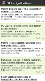 USA Immigration News Screenshots 0