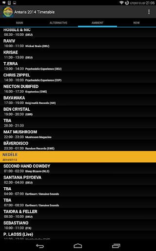 【免費生活App】Antaris Project 2014 Timetable-APP點子