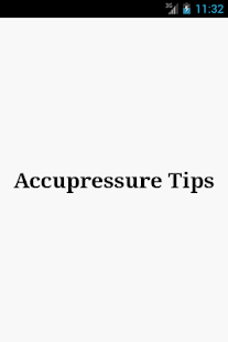 Acupressure Tips