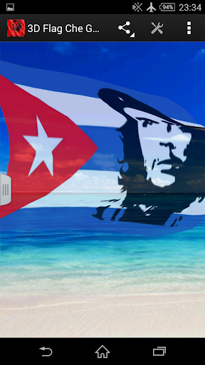 3D Flag Che Guevara LWP