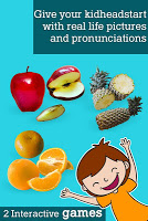 Fruits for kids APK Gambar Screenshot #1