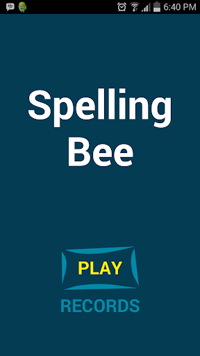 Spelling Bee - Under testing