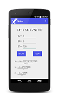 Quadratic Equation Solver APK Screenshot Thumbnail #4