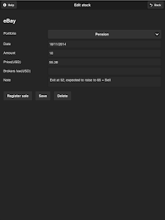 Stock portfolio Screenshots 16