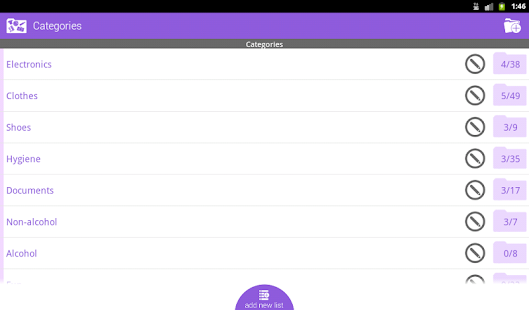 Suitcase Checklist Screenshots 2