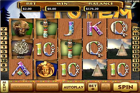 Android application Totem Treasure Slots screenshort