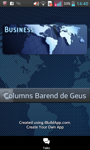 Columns Barend de Geus English