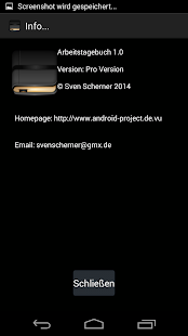 Arbeitstagebuch-Pro Screenshots 7
