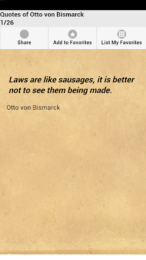Quotes of Otto von Bismarck
