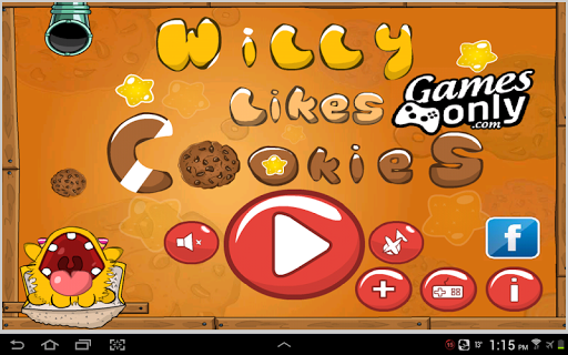 Cookies game for tablets