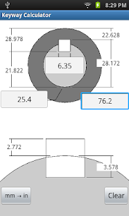 Free Keyway Calculator APK for PC