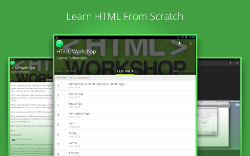 【免費教育App】Basic HTML Tutorial by Udemy-APP點子