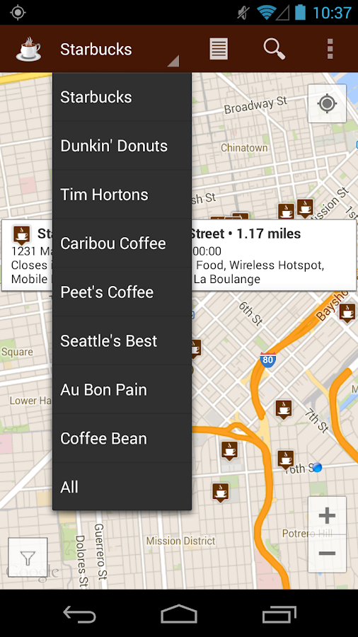 Coffee Finder Android Apps on Google Play
