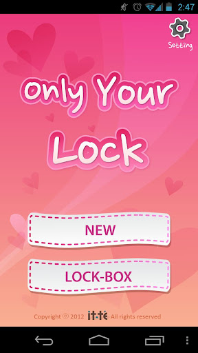 Only Your Lock;DIY Lock Screen