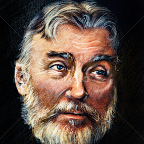 Adrian Păunescu Portrait - Drawing by Daliana Pacuraru - Drawing All Drawing