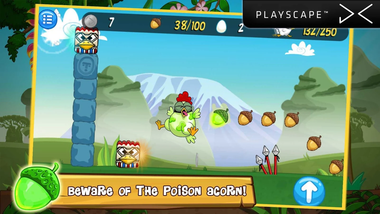 Ninja Chicken Adventure Island - screenshot