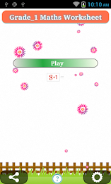 Kids Math - Educational Game and Worksheet Free poster 1